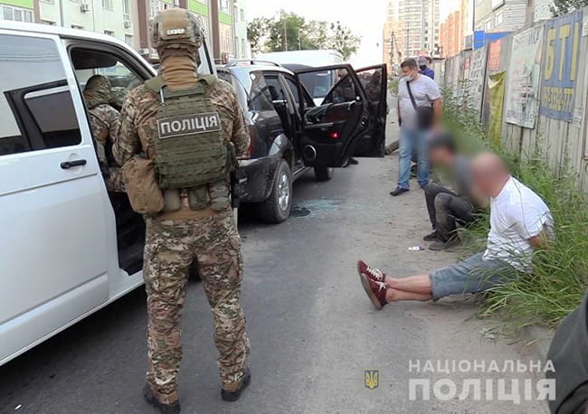 При затриманні бандитів у Київській області