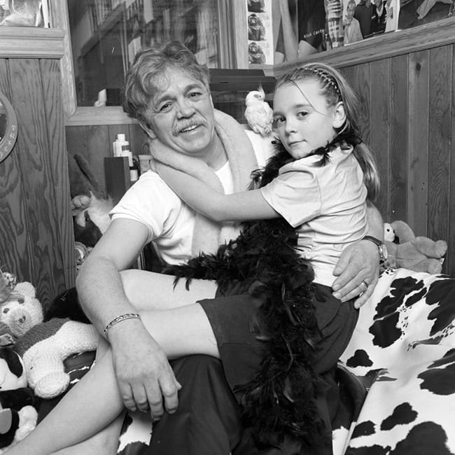 Стивен Рид с дочерью Сьюзен Масгрейв